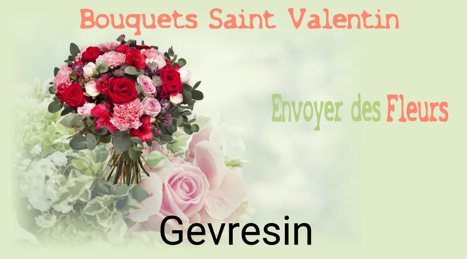 Roses de Saint-Valentin livrées à Gevresin
